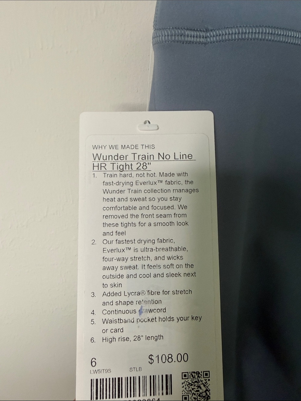 Lululemon Wunder Train No Line HR High 28” - Picture 4 of 4